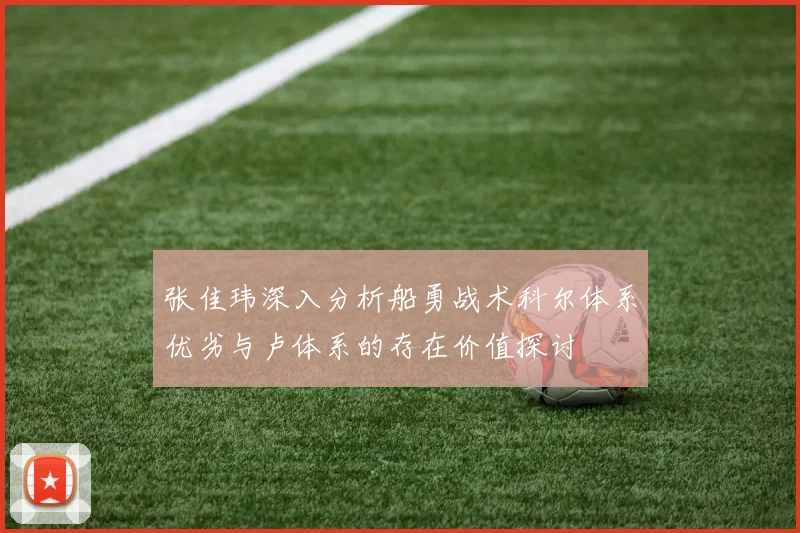 张佳玮深入分析船勇战术科尔体系优劣与卢体系的存在价值探讨